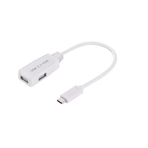 3-портов USB хъб от USB-C към USB-A за компютри с USB-C порт - Devia Fluency USB-C Hub | JAR Computers 3-портов USB хъб от USB-C към USB-A за компютри с USB-C порт - Devia Fluency USB-C Hub