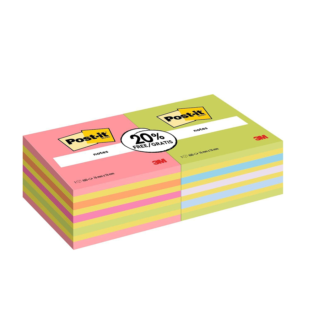 3M Post-it Paper Stickers 76 x 76 mm 2 pcs (20282P) (MMM20282P)