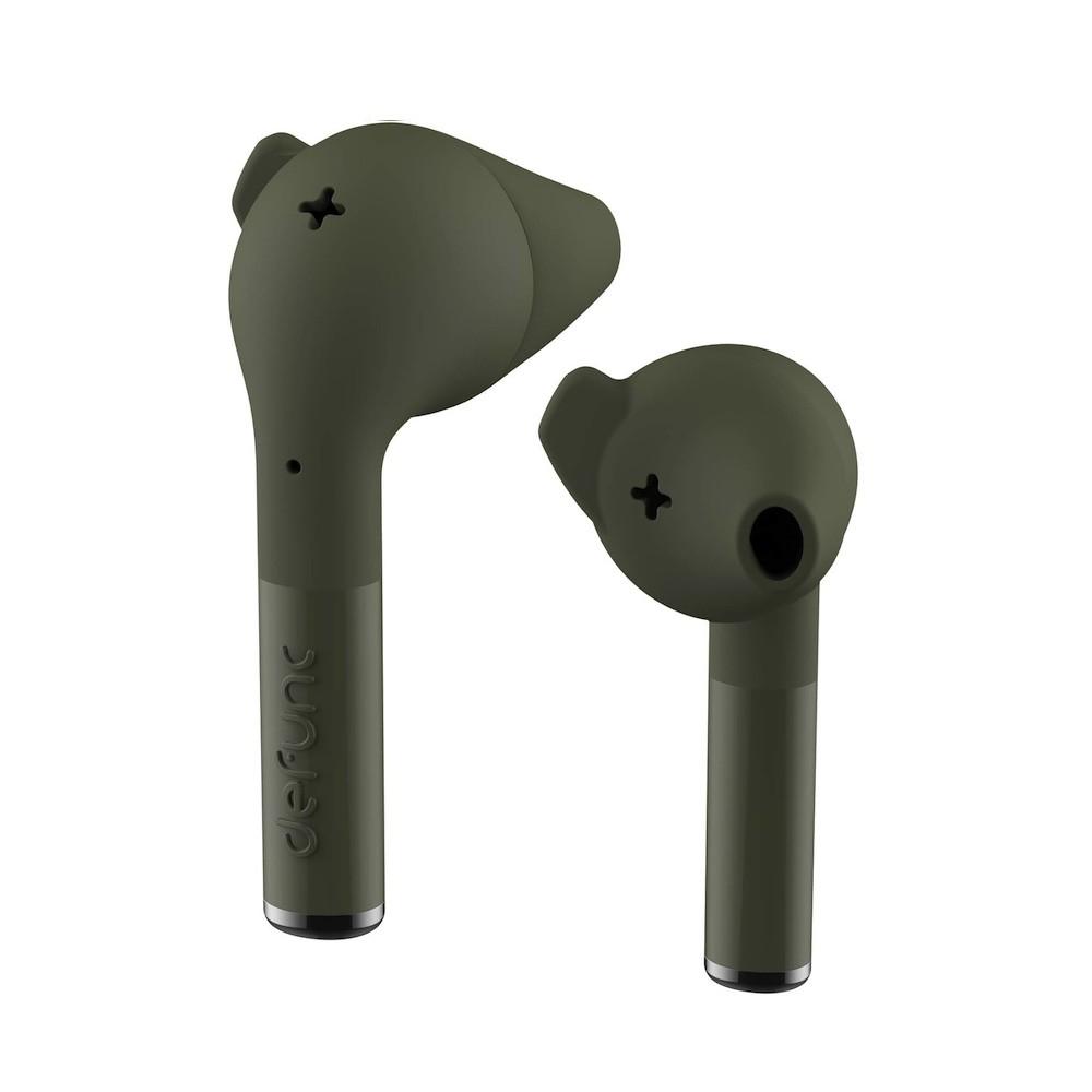 Безжични блутут слушалки с кейс за мобилни устройства - Defunc True Go TWS Earphones (зелен) | JAR Computers Безжични блутут слушалки с кейс за мобилни устройства - Defunc True Go TWS Earphones (зелен)