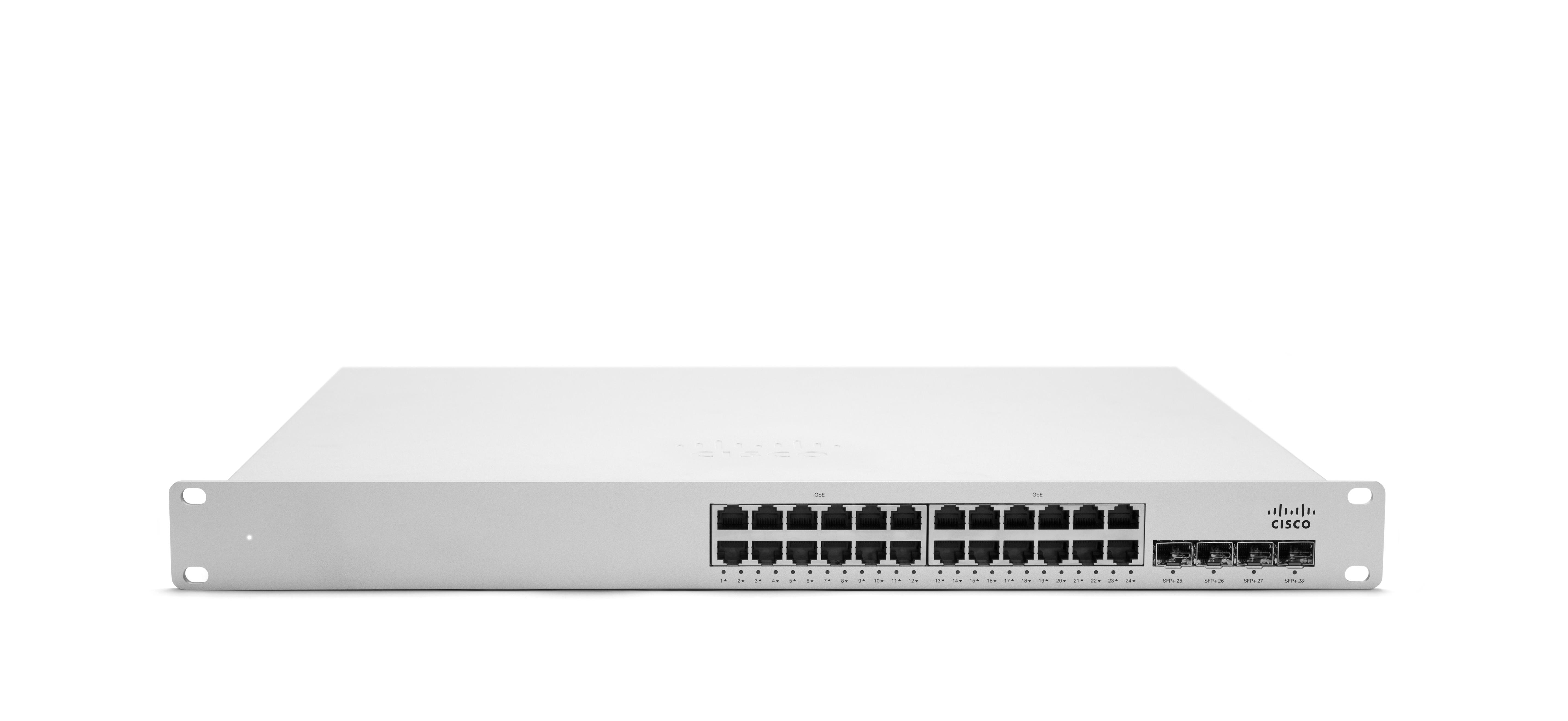 Cisco MS350-24P Управляем L3 Gigabit Ethernet (10/100/1000) Захранване по Ethernet (PoE) 1U Сив | JAR Computers Cisco MS350-24P Управляем L3 Gigabit Ethernet (10/100/1000) Захранване по Ethernet (PoE) 1U Сив