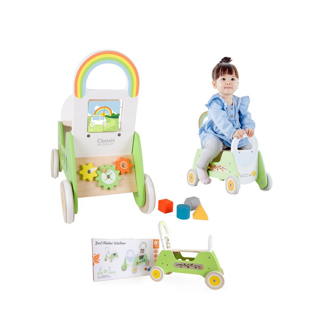 Classic World 2 in 1 Rider & Walker for 18+ Months (CL10509) (CWOCL10509) | JAR Computers Classic World 2 in 1 Rider & Walker for 18+ Months (CL10509) (CWOCL10509)