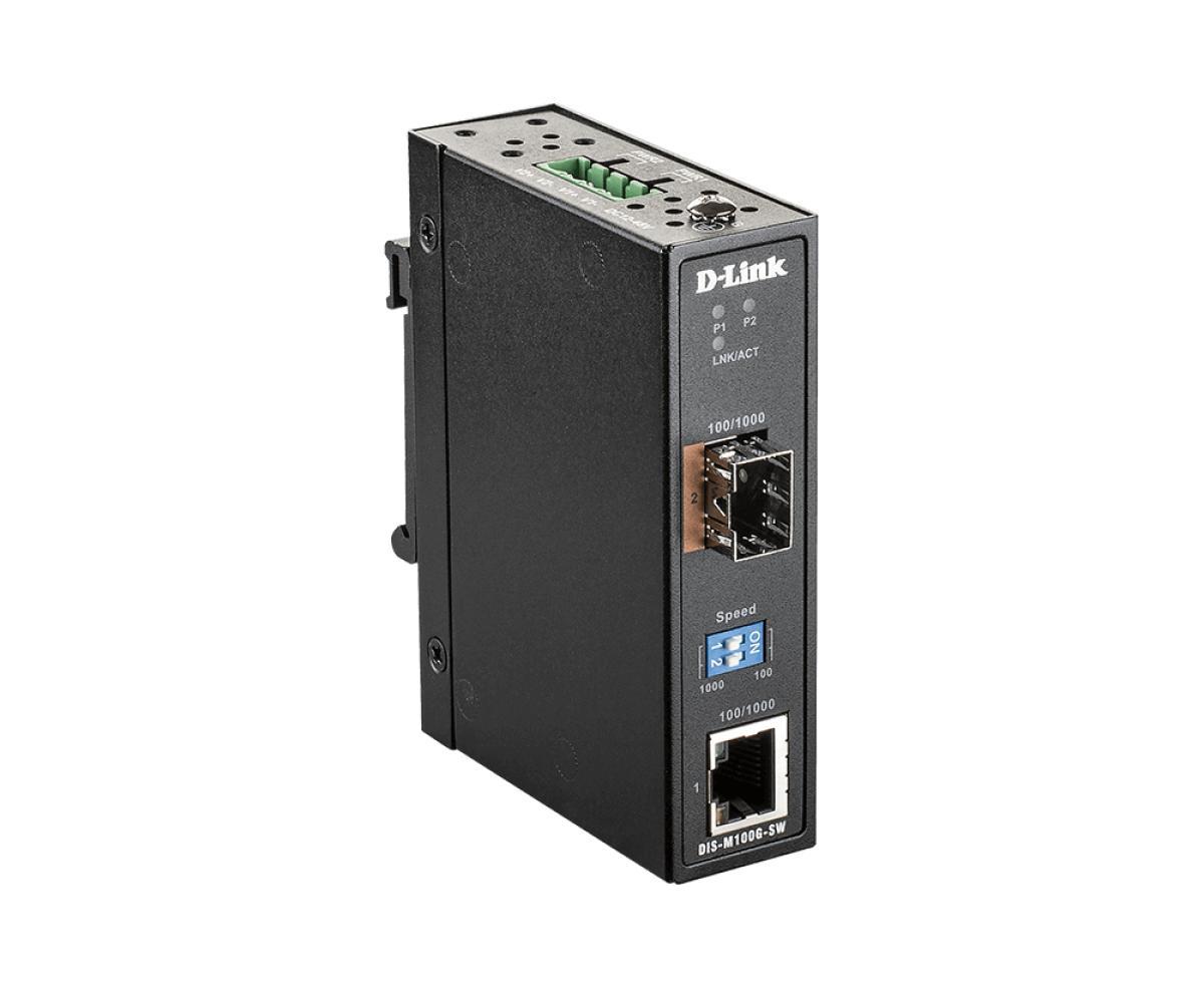 D-Link 100/1000 Mbps to SFP Industrial Media Converter with -40 to 70 °C operating range | JAR Computers D-Link 100/1000 Mbps to SFP Industrial Media Converter with -40 to 70 °C operating range