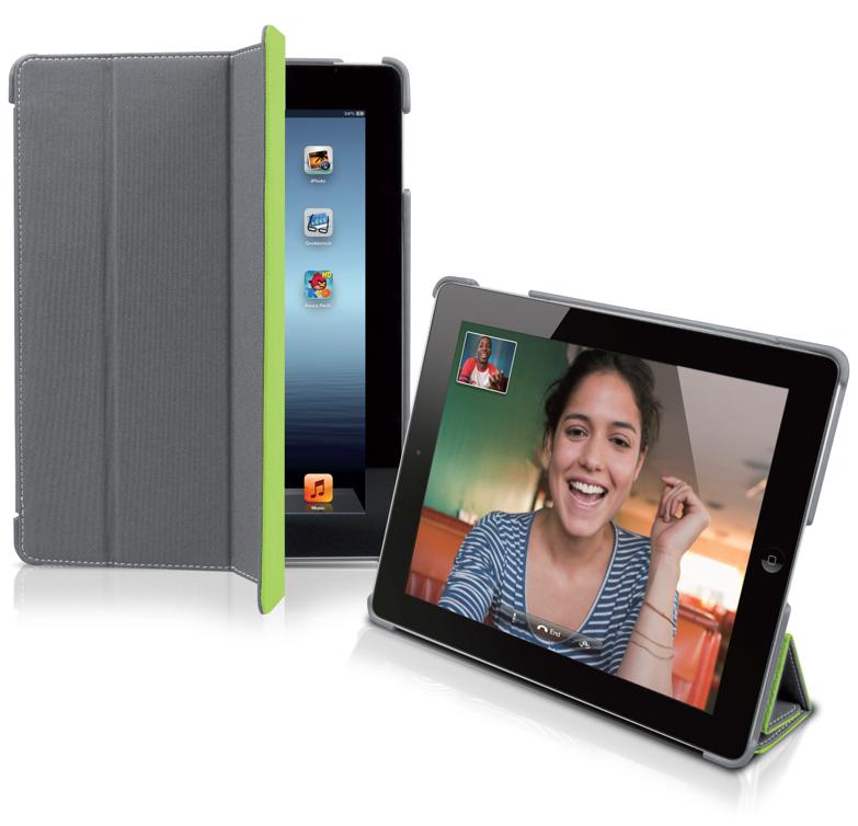 Еко (кожен) кейс с поставка за iPad 2/3/4 - SBS Denim Case (сив) | JAR Computers Еко (кожен) кейс с поставка за iPad 2/3/4 - SBS Denim Case (сив)