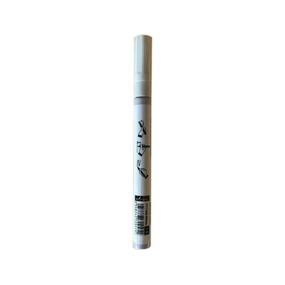 Enlegend Oil Marker 1.0mm Very Thin Nib White (ENL-PT110S-WT) (ENLPT110SWT)