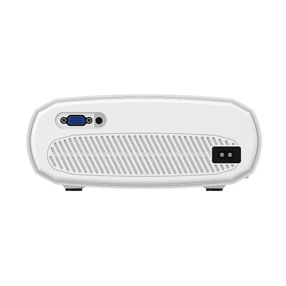 Havit PJ202 Pro Portable LED Projector - FullHD мултимедиен LCD проектор с HDMI, USB-А и 3.5 мм аудио входове и дистанционно (бял) | JAR Computers Havit PJ202 Pro Portable LED Projector - FullHD мултимедиен LCD проектор с HDMI, USB-А и 3.5 мм аудио входове и дистанционно (бял)