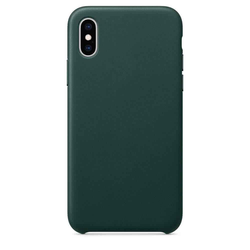 Качествен кожен (естествена кожа) кейс за iPhone XS Max - SDesign Leather Original Case (зелен) | JAR Computers Качествен кожен (естествена кожа) кейс за iPhone XS Max - SDesign Leather Original Case (зелен)
