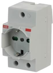 Контакт за DIN-шина M1170 шуко 16Α 2.5 мод. ABB | JAR Computers Контакт за DIN-шина M1170 шуко 16Α 2.5 мод. ABB