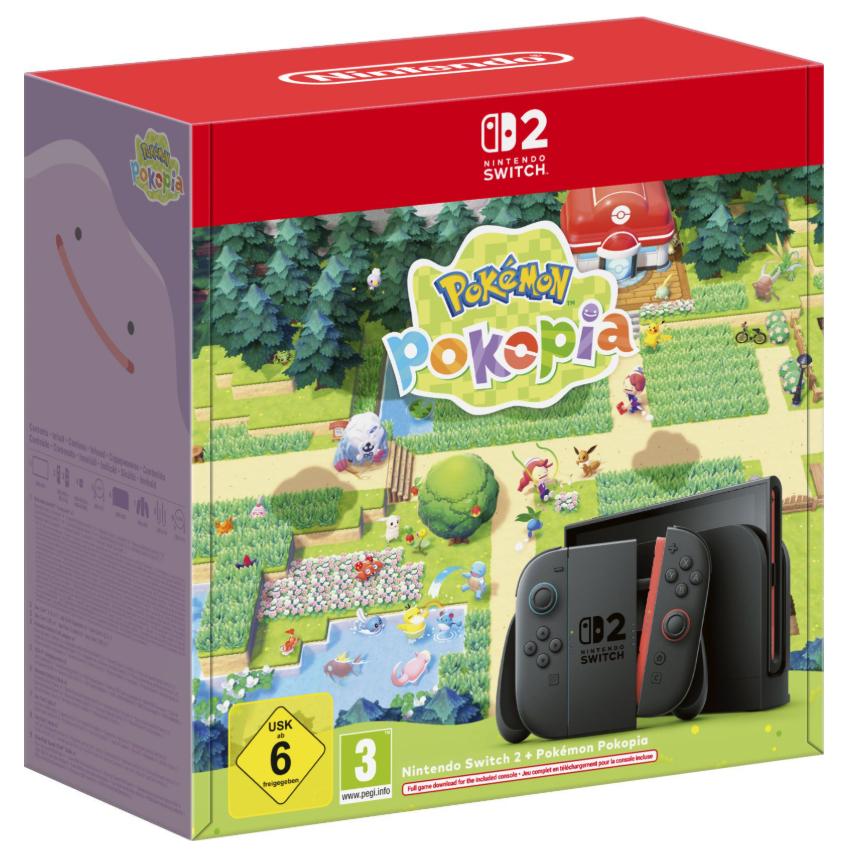 Конзола Nintendo Switch 2 Black + Игра Pokemon Pokopia | JAR Computers Конзола Nintendo Switch 2 Black + Игра Pokemon Pokopia