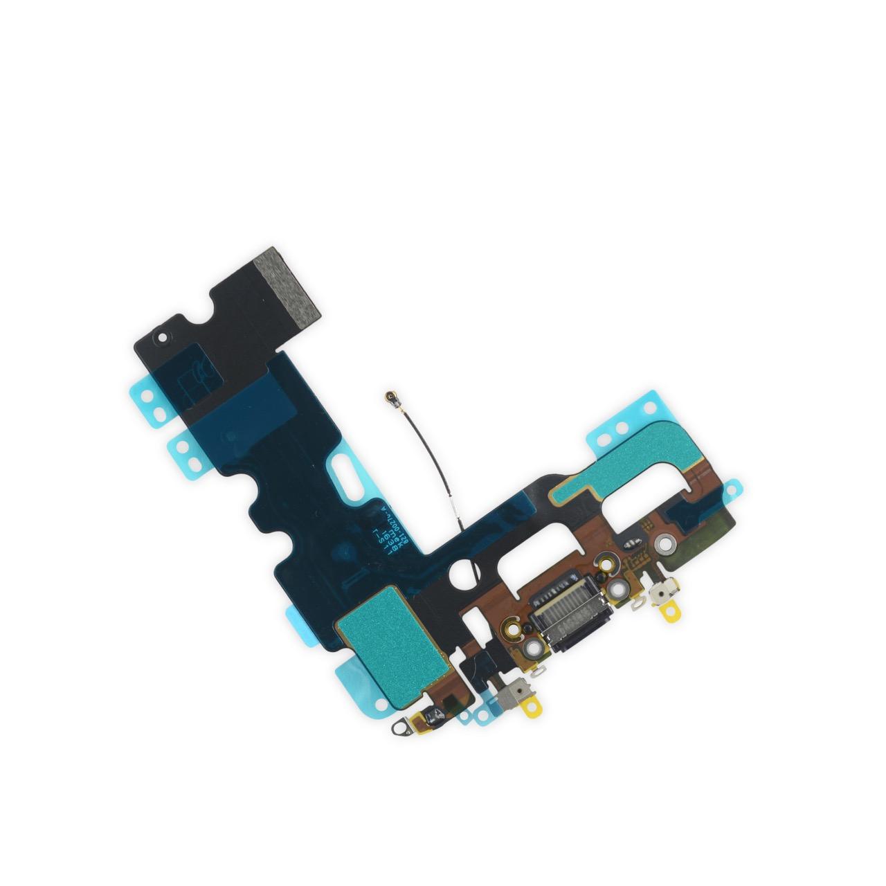 Лентов кабел с Lightning конектора и долните микрофони за iPhone 7 - iFixit iPhone 7 Lightning Connector Assembly Part Only (черен) | JAR Computers Лентов кабел с Lightning конектора и долните микрофони за iPhone 7 - iFixit iPhone 7 Lightning Connector Assembly Part Only (черен)