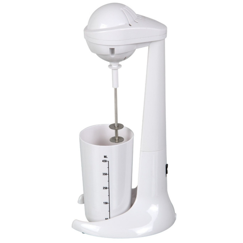 Миксер за фрапе Rosberg Premium RP51163D, 100W, 2 скорости, Метална бъркалка, Бял