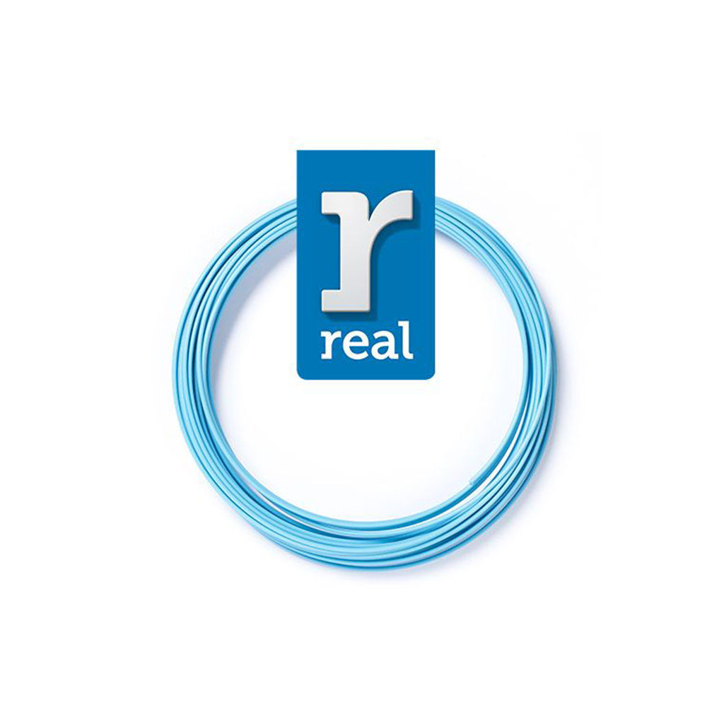 REAL PLA 3D pen filament Light Blue ( 10 m / 1.75 mm ) (3DPFPLALBLUE10MM175) (REF3DPFPLALBLUE10MM175)REAL PLA 3D pen filament Light Blue ( 10 m / 1.75 mm ) (3DPFPLALBLUE10MM175) (REF3DPFPLALBLUE10MM175)