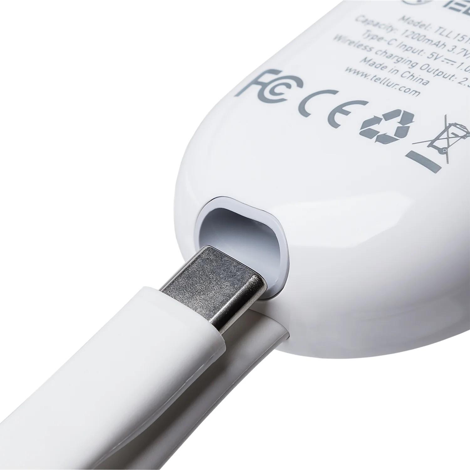 Tellur TLL151441 безжично зарядно устройство с power bank 1200 mAh за Apple Watch, бяло | JAR Computers Tellur TLL151441 безжично зарядно устройство с power bank 1200 mAh за Apple Watch, бяло