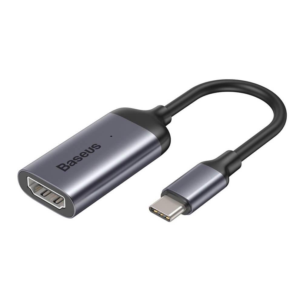 USB-C адаптер за свързване от USB-C към HDMI - Baseus Enjoyment USB-C to HDMI Adapter (CAHUB-X0G) (тъмносив) | JAR Computers USB-C адаптер за свързване от USB-C към HDMI - Baseus Enjoyment USB-C to HDMI Adapter (CAHUB-X0G) (тъмносив)