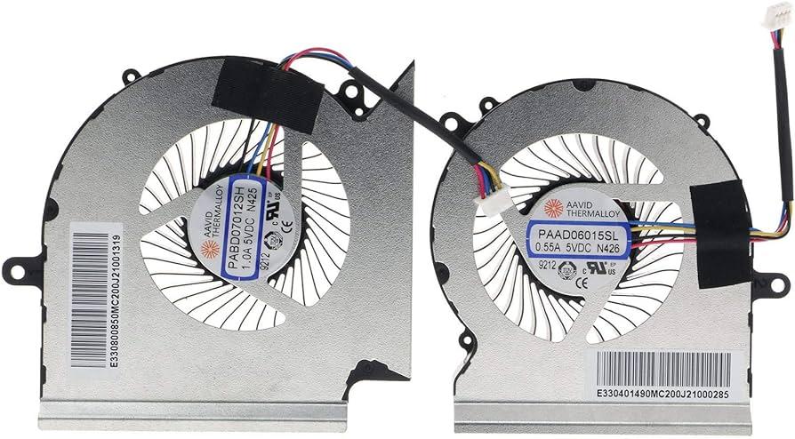 Вентилатори за лаптоп MSI GE65 Raider GL65 GP65 (CPU + GPU)  | JAR Computers Вентилатори за лаптоп MSI GE65 Raider GL65 GP65 (CPU + GPU)