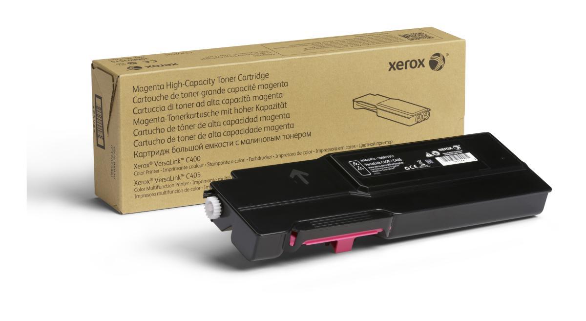 Xerox Genuine ® VersaLink® C400 Color Printer/C405 Color Multifunction Printer Magenta High capacity Toner Cartridge (4800 Pages) - 106R03519 | JAR Computers Xerox Genuine ® VersaLink® C400 Color Printer/C405 Color Multifunction Printer Magenta High capacity Toner Cartridge (4800 Pages) - 106R03519