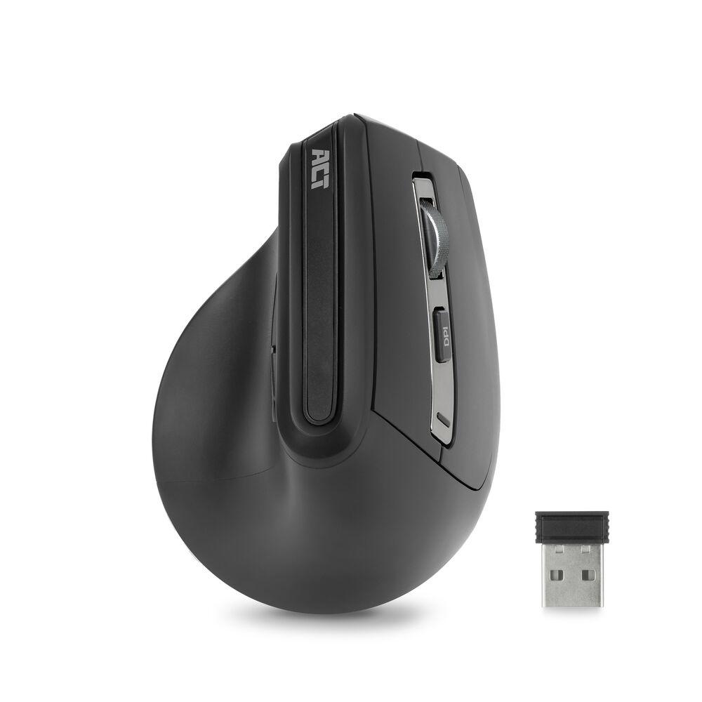ACT AC5155 безжична ергономична мишка, Bluetooth, 7 бутона, 2400 DPI | JAR Computers ACT AC5155 безжична ергономична мишка, Bluetooth, 7 бутона, 2400 DPI