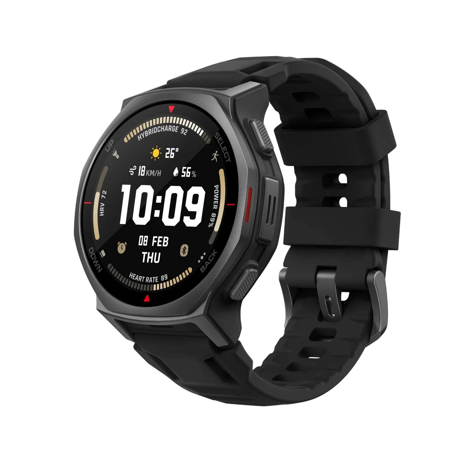 Amazfit T-Rex 3 Pro 44mm W2548GL5N смарт часовник, 1.32″ AMOLED, NFC, Tactical Black | JAR Computers Amazfit T-Rex 3 Pro 44mm W2548GL5N смарт часовник, 1.32″ AMOLED, NFC, Tactical Black