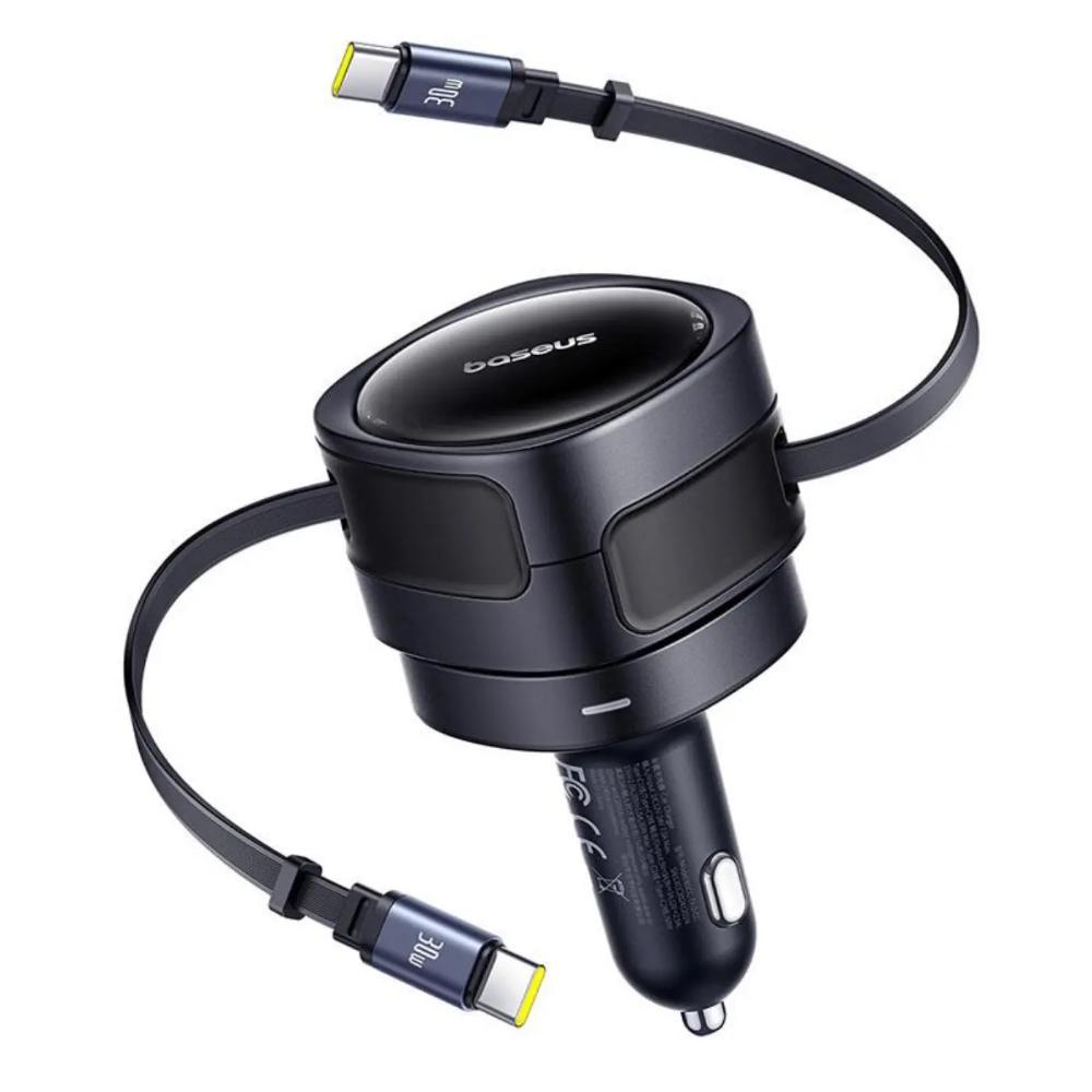 Baseus Enjoyment Max Car Charger 90W Black (C00035507121-02) (BASC00035507121-02) | JAR Computers Baseus Enjoyment Max Car Charger 90W Black (C00035507121-02) (BASC00035507121-02)