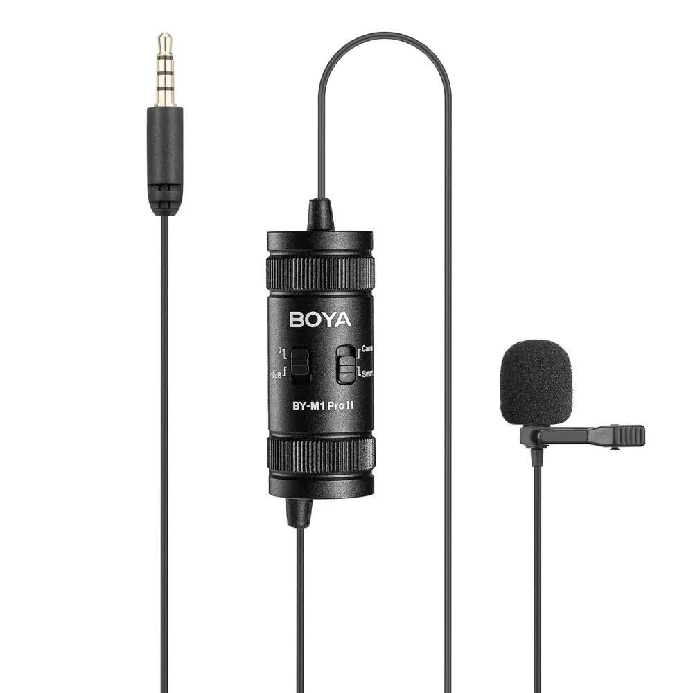 BOYA BY-M1 PRO II микрофон Черен Lavalier/Lapel микрофон