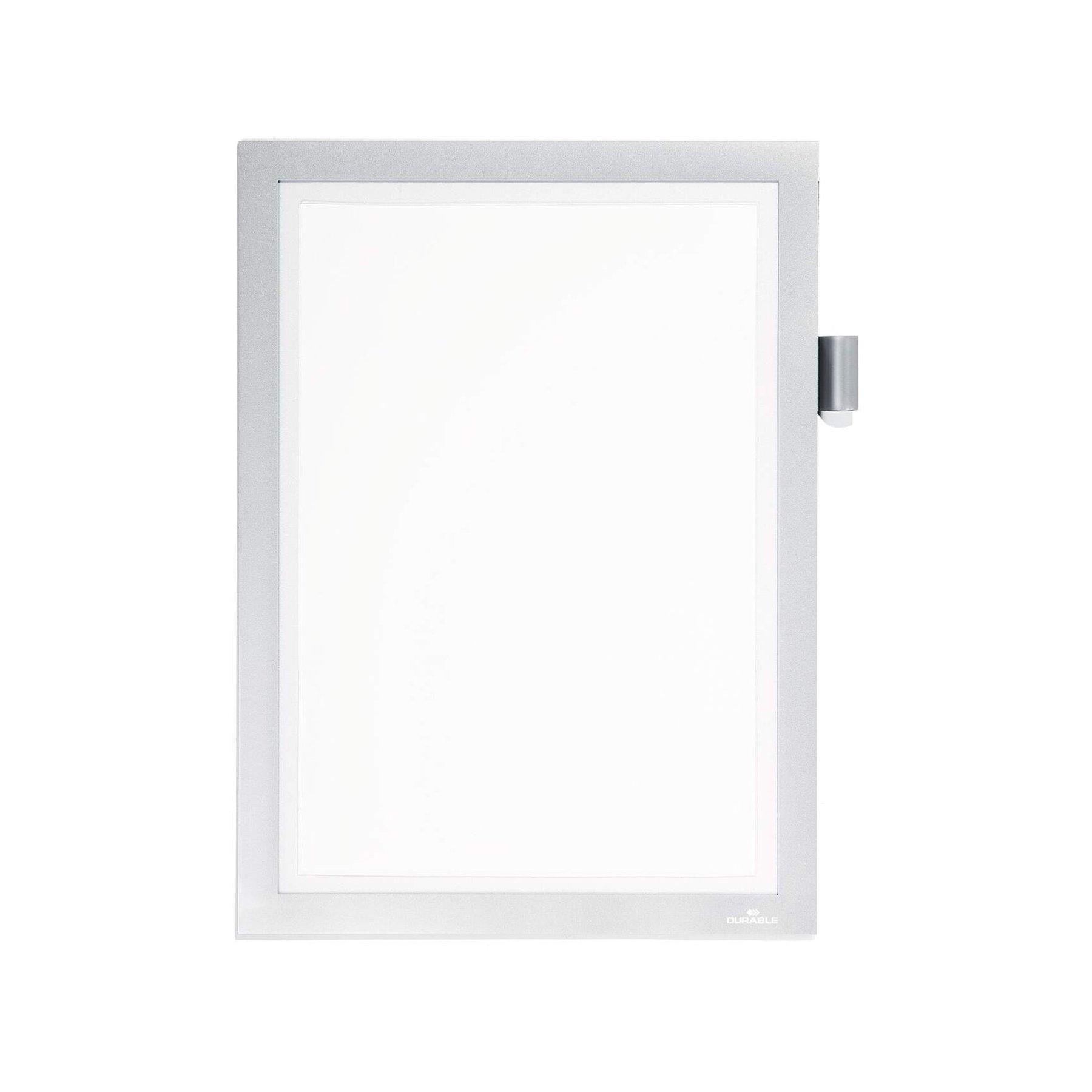 Durable Рамка Duraframe Note, самозалепваща се, магнитна, A4, сребриста | JAR Computers Durable Рамка Duraframe Note, самозалепваща се, магнитна, A4, сребриста