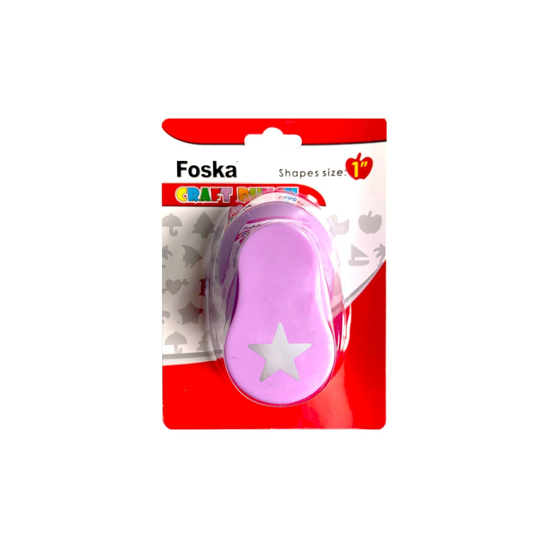 Foska Перфоратор за декорация - Звезда, 25 mm, зелен | JAR Computers Foska Перфоратор за декорация - Звезда, 25 mm, зелен