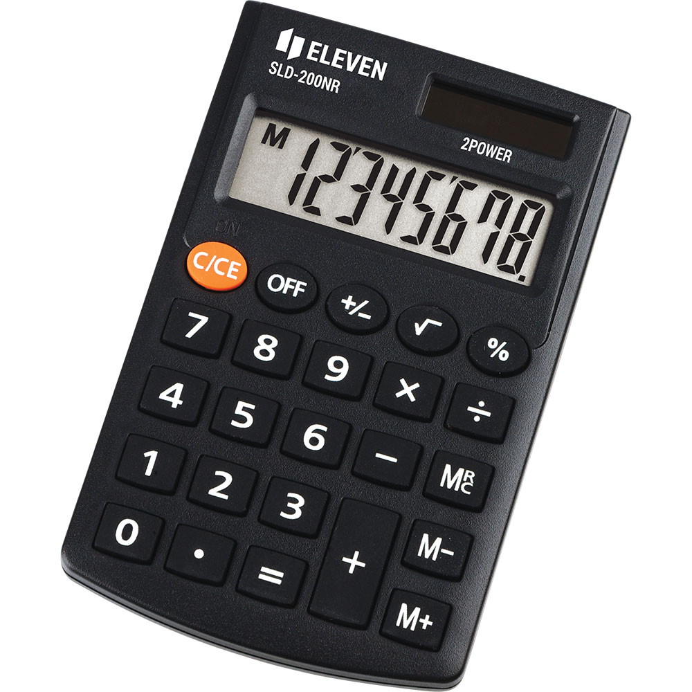 Калкулатор Eleven SLD 200NR 8разр джобен | JAR Computers Калкулатор Eleven SLD 200NR 8разр джобен