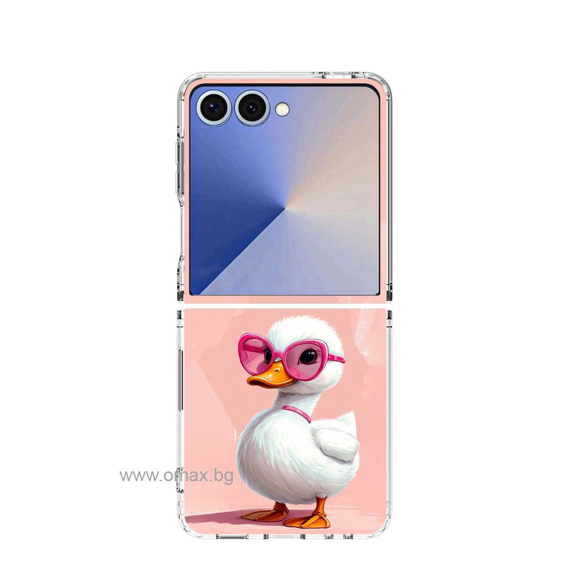 Калъф ADMIRABLE Collection Samsung Z Flip 7 /pink glasses/ | JAR Computers Калъф ADMIRABLE Collection Samsung Z Flip 7 /pink glasses/