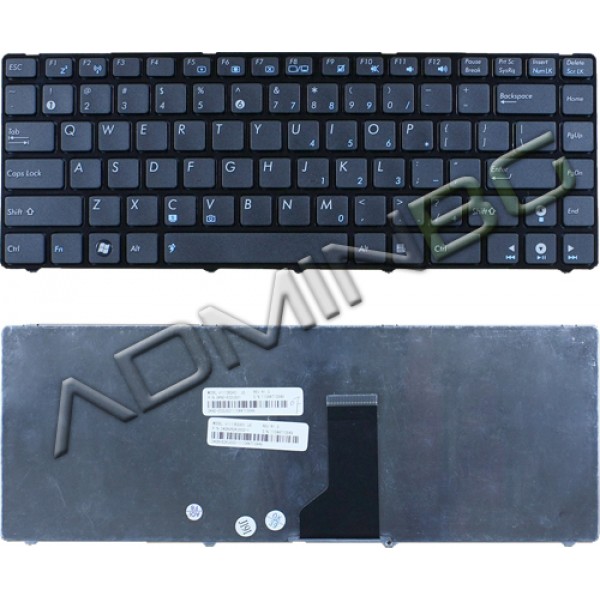 Клавиатура за лаптоп Asus U30 U30Jc UL30 Black Frame Black US/UK | JAR Computers Клавиатура за лаптоп Asus U30 U30Jc UL30 Black Frame Black US/UK