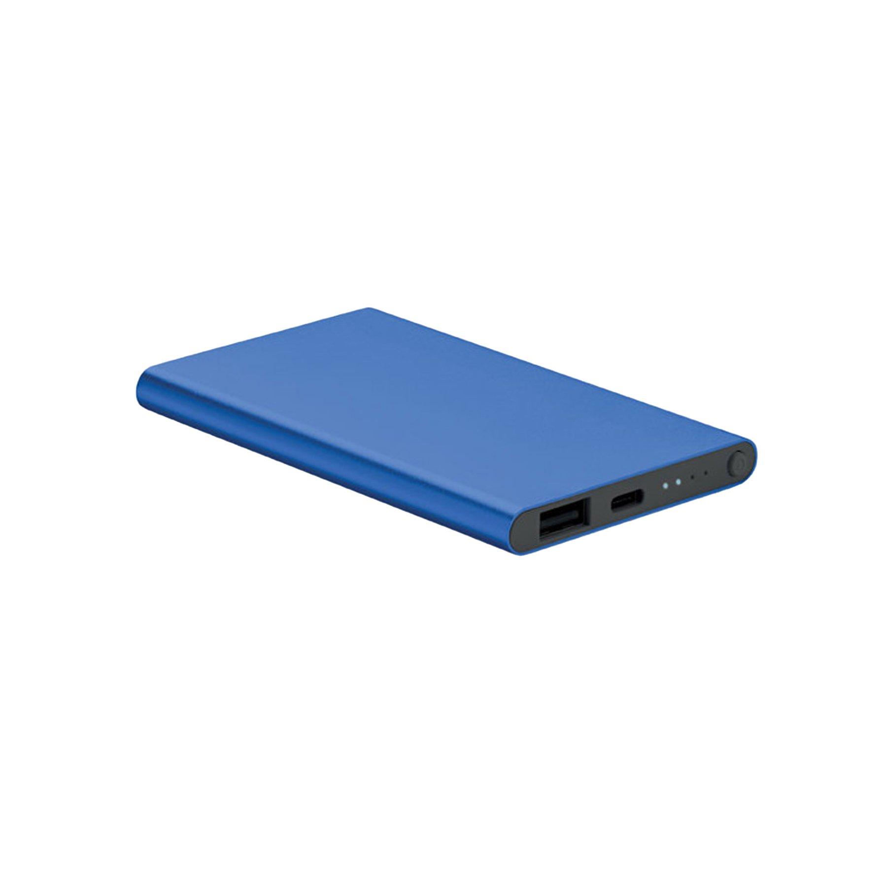 More Than Gifts Мобилна батерия Powerflat C, USB Type-C, 4000 mAh, синя | JAR Computers More Than Gifts Мобилна батерия Powerflat C, USB Type-C, 4000 mAh, синя