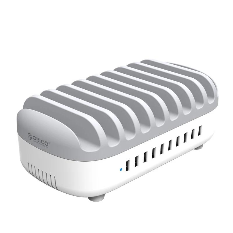 Orico зарядна станция за мобилни устройства Charger Station 220V - 10 x USB 120W white - DUK-10P-EU-WH | JAR Computers Orico зарядна станция за мобилни устройства Charger Station 220V - 10 x USB 120W white - DUK-10P-EU-WH