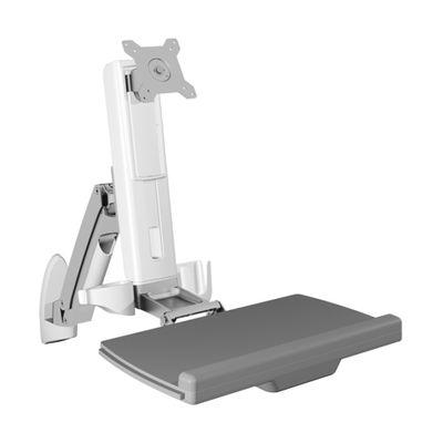 Стойка ICY BOX wall mount for one monitor with keyboard and mouse tray IB-MS600-W | JAR Computers Стойка ICY BOX wall mount for one monitor with keyboard and mouse tray IB-MS600-W