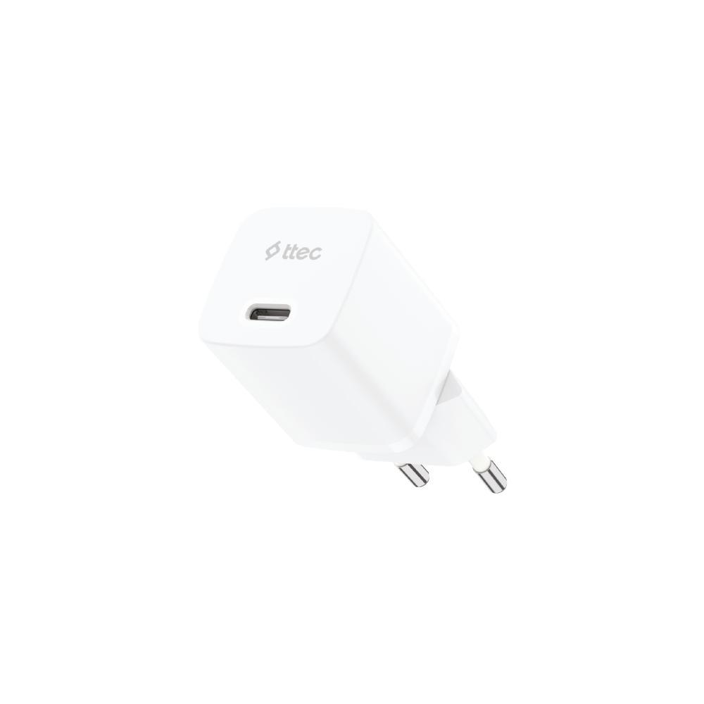 ttec SmartCharger GAN 30W PD USB-C Travel Fast Charger White (2SCG30B) (TTEC2SCG30B) | JAR Computers ttec SmartCharger GAN 30W PD USB-C Travel Fast Charger White (2SCG30B) (TTEC2SCG30B)
