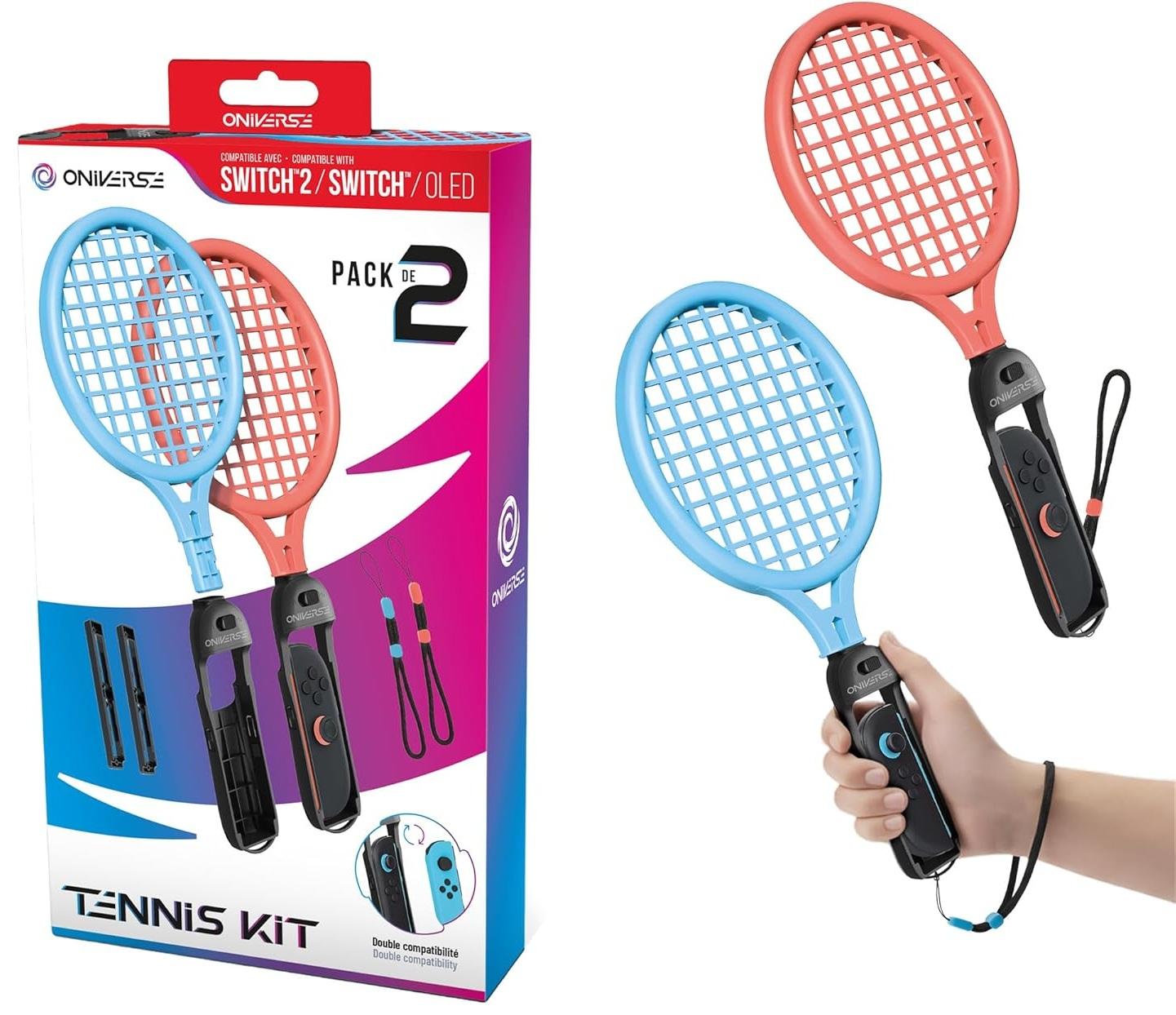 Аксесоар Oniverse - Тенис ракети, 2 броя (Nintendo Switch 1/2) | JAR Computers Аксесоар Oniverse - Тенис ракети, 2 броя (Nintendo Switch 1/2)