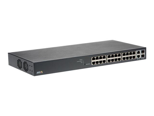 AXIS T8524 24 Port Gigabit POE+ Managed Network Switch | JAR Computers AXIS T8524 24 Port Gigabit POE+ Managed Network Switch