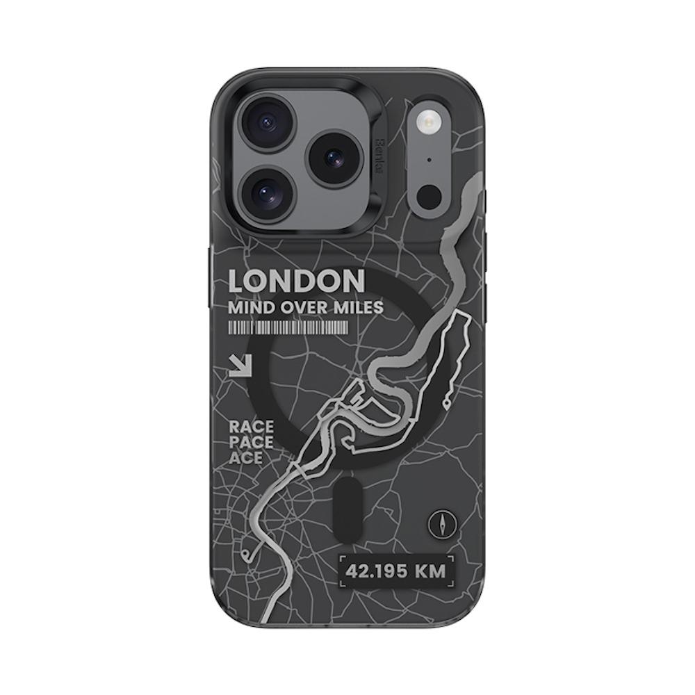 Хибриден удароустойчив кейс с MagSafe за iPhone 17 Pro - Benks Magnetic City London Case (черен) | JAR Computers Хибриден удароустойчив кейс с MagSafe за iPhone 17 Pro - Benks Magnetic City London Case (черен)