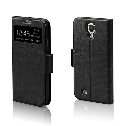 Кожен калъф и поставка за Samsung Galaxy S4 i9500 - Tunewear Tunefolio Plus (черен) | JAR Computers Кожен калъф и поставка за Samsung Galaxy S4 i9500 - Tunewear Tunefolio Plus (черен)