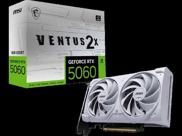 MSI GeForce RTX 5060 8G VENTUS 2X WHITE
