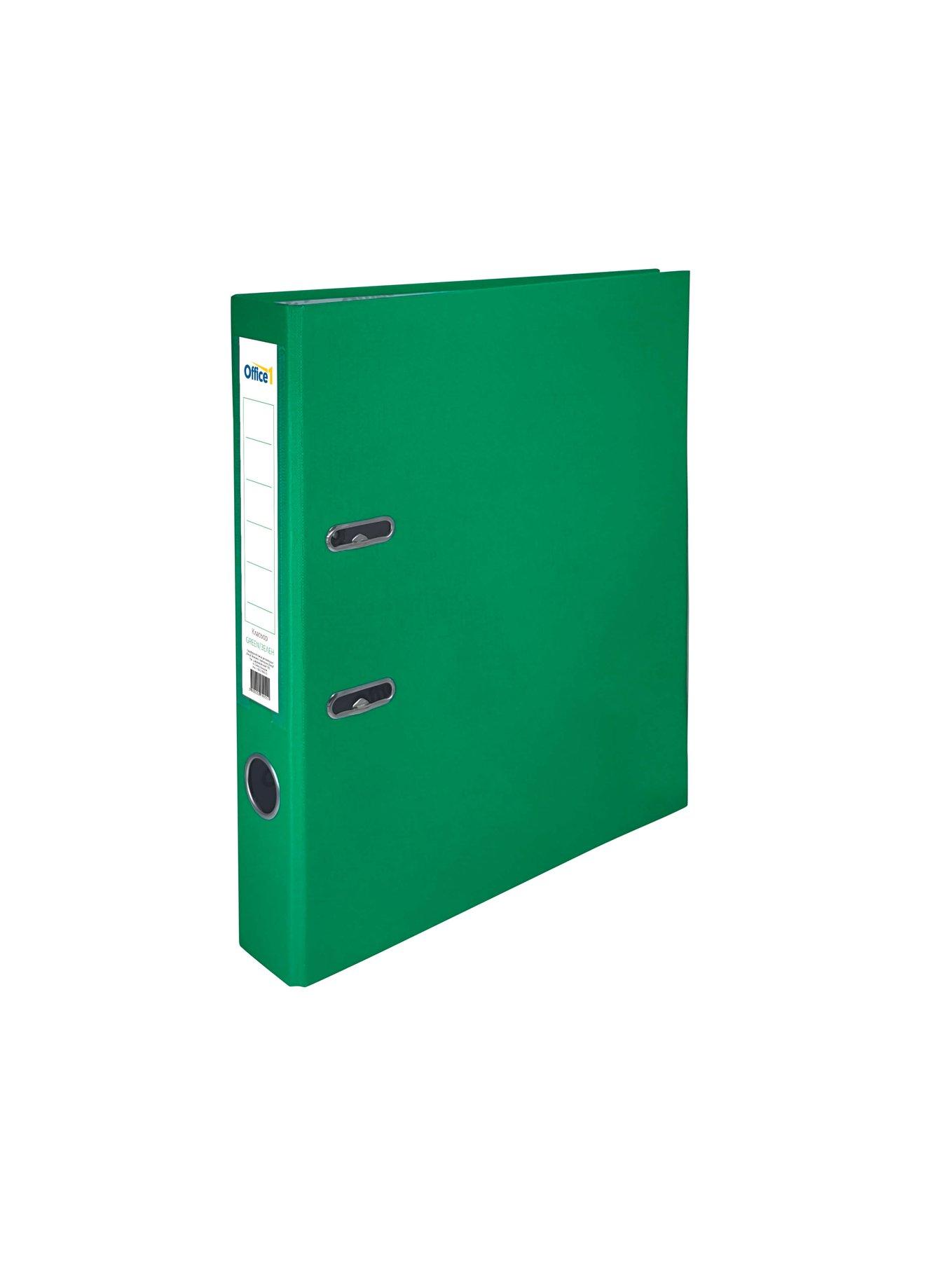 Office 1 Класьор, 5 cm, PP, без метален кант, зелен | JAR Computers Office 1 Класьор, 5 cm, PP, без метален кант, зелен