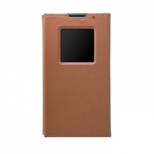 Оригинален флип кожен кейс за Blackberry Priv - BlackBerry Leather Flip Case ACC-62173 (кафяв) | JAR Computers Оригинален флип кожен кейс за Blackberry Priv - BlackBerry Leather Flip Case ACC-62173 (кафяв)