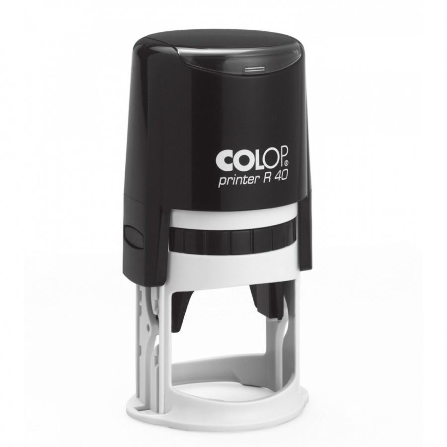 Печат Colop Printer R40, кръгъл, D40 мм, син тампон | JAR Computers Печат Colop Printer R40, кръгъл, D40 мм, син тампон