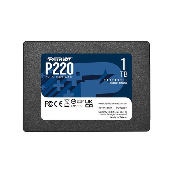 SSD 1TB Patriot P220, 2.5",SATA 3