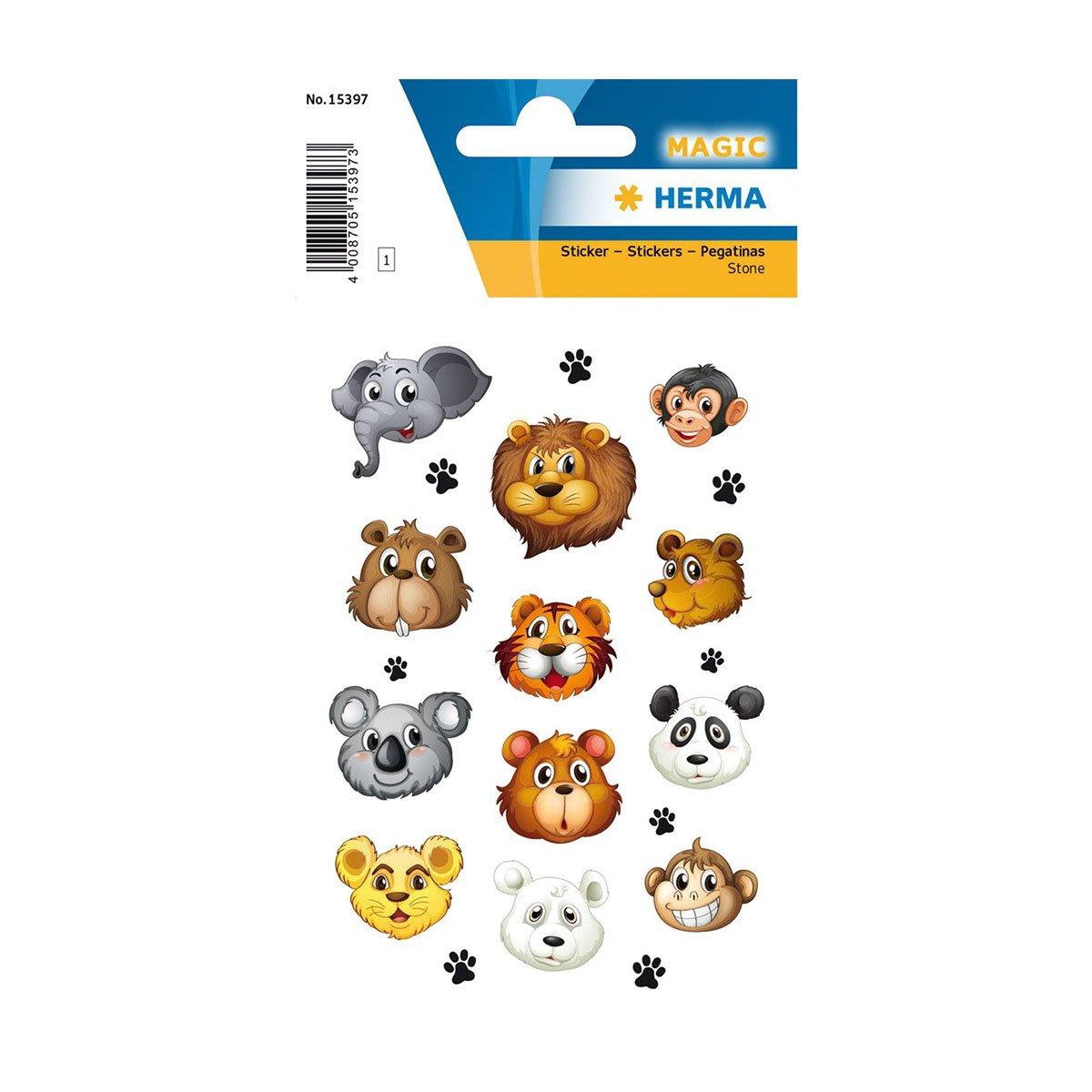 Herma Стикери Животни, 20 броя | JAR Computers Herma Стикери Животни, 20 броя