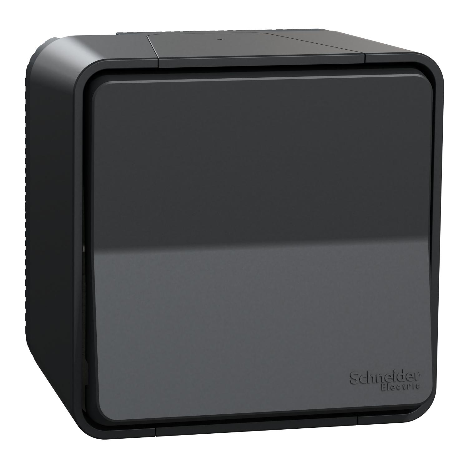 Лихт бутон моноблок 10A IP55 Антрацит - SCHNEIDER ELECTRIC Mureva Styl MUR35026 | JAR Computers Лихт бутон моноблок 10A IP55 Антрацит - SCHNEIDER ELECTRIC Mureva Styl MUR35026