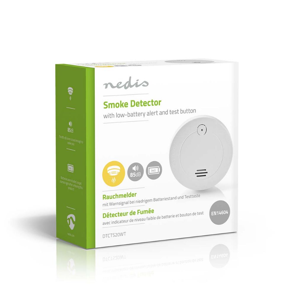 Nedis Autonomous Smoke Detector 85dB (DTCTS20WT) (NEDDTCTS20WT)