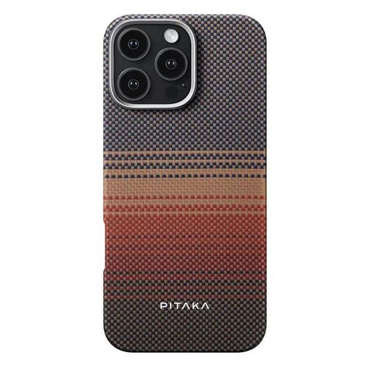 PITAKA Калъф Apple iPhone 16 Pro, Tactile Woven MagSafe, sunset - KI1601SU | JAR Computers PITAKA Калъф Apple iPhone 16 Pro, Tactile Woven MagSafe, sunset - KI1601SU