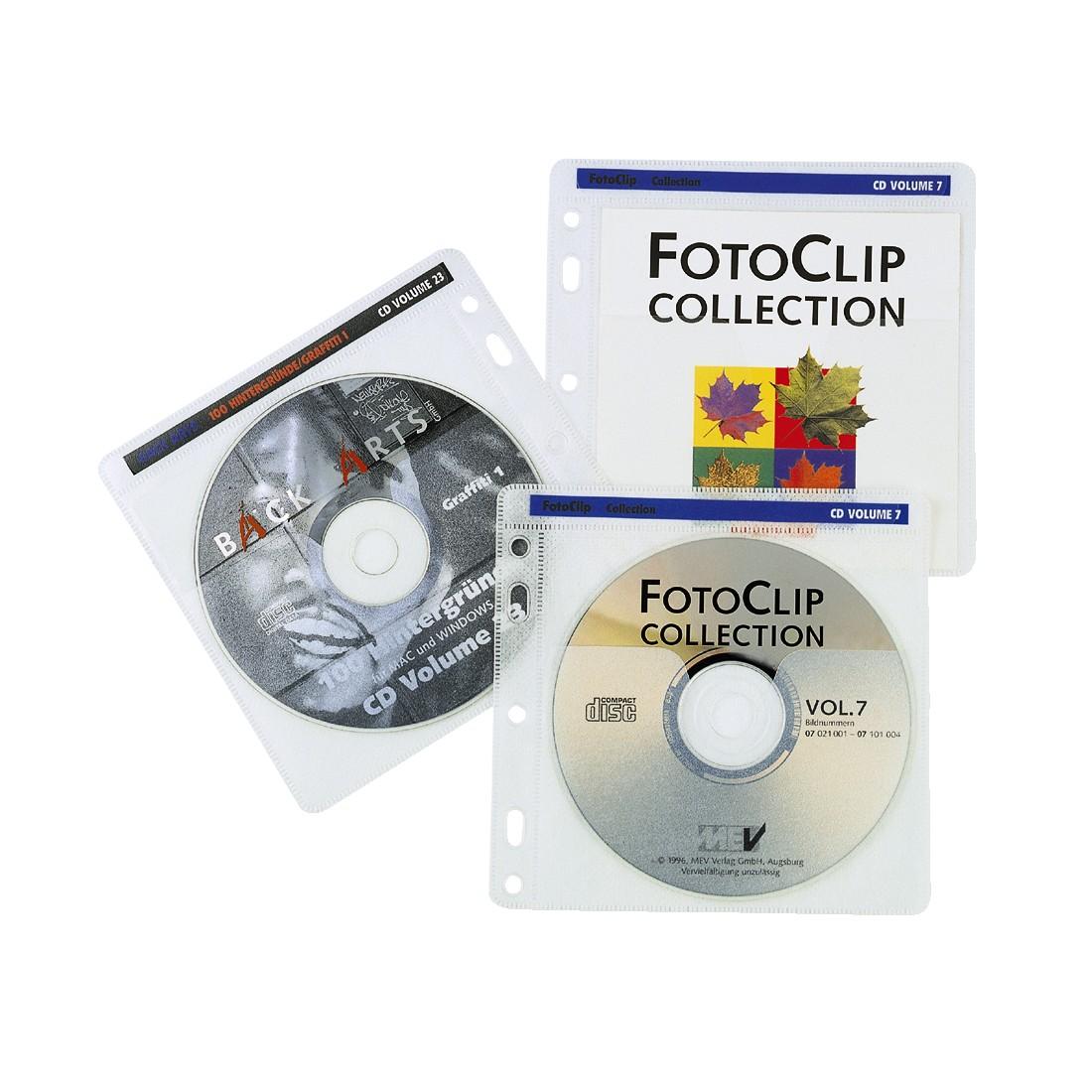 Полиетиленов плик HAMA, За CD/DVD- 40 бр.пакет, Прозрачен