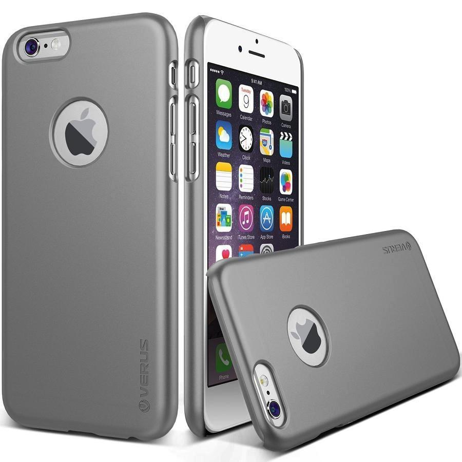 Поликарбонатов кейс за iPhone 6, iPhone 6S - Verus Slim Hard Case (тъмносив) | JAR Computers Поликарбонатов кейс за iPhone 6, iPhone 6S - Verus Slim Hard Case (тъмносив)