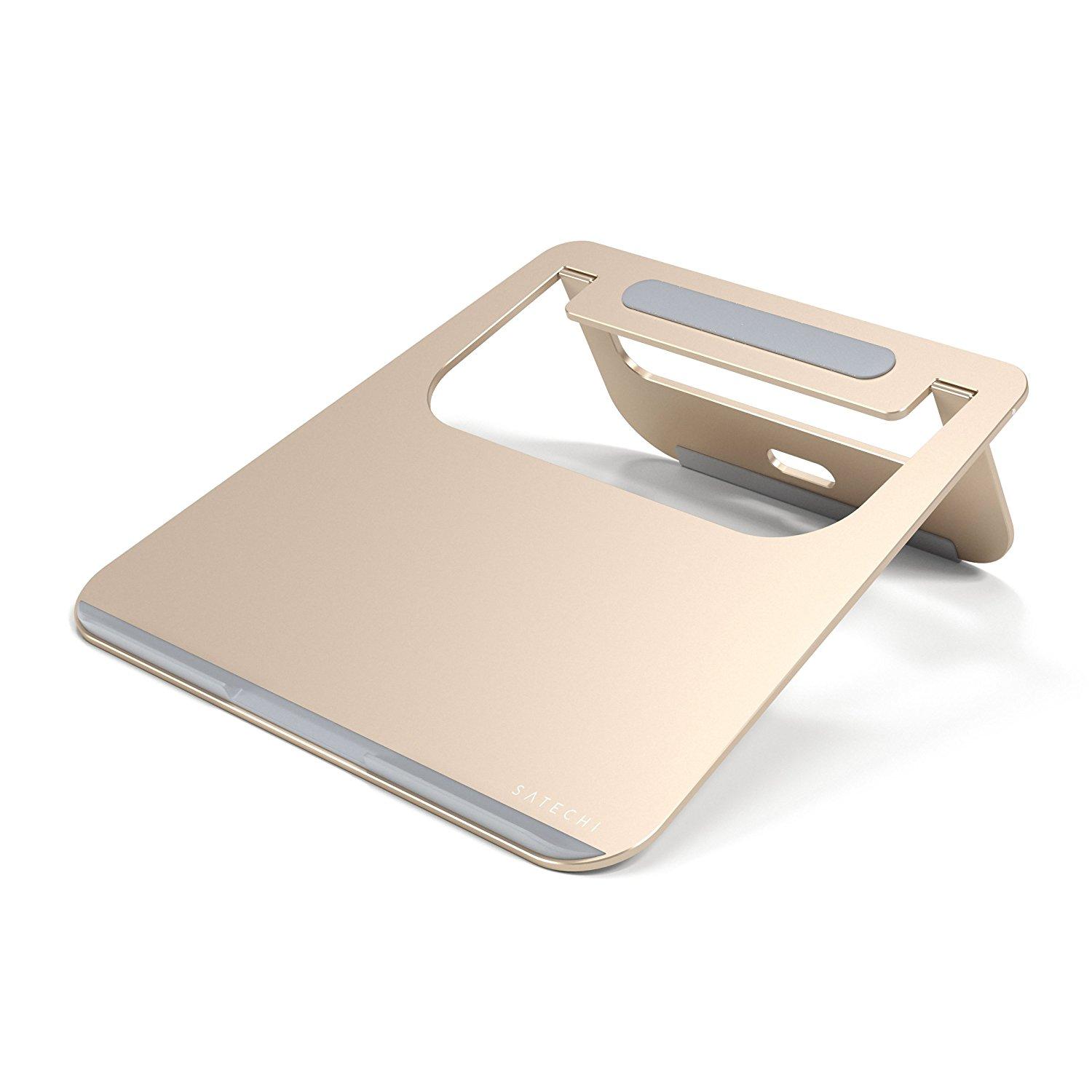 Преносима алуминиева поставка за MacBook и лаптопи - Satechi Aluminium Laptop Stand (златиста) | JAR Computers Преносима алуминиева поставка за MacBook и лаптопи - Satechi Aluminium Laptop Stand (златиста)