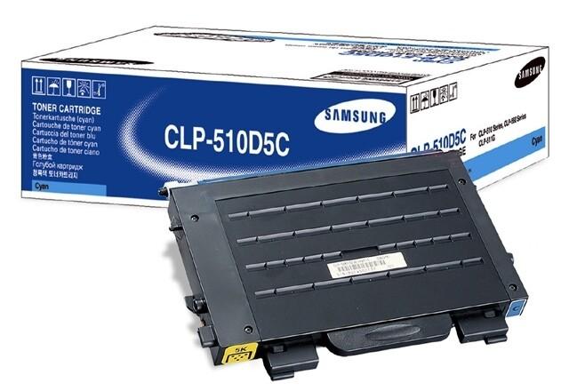 Samsung CLP-510D5C тонер касета Оригинал Синьо-зелен | JAR Computers Samsung CLP-510D5C тонер касета Оригинал Синьо-зелен