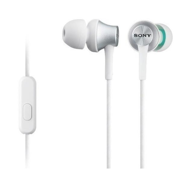 Слушалки с микрофон за мобилни устройства - Sony MDR-EX450 In-Ear Headphones (бял) | JAR Computers Слушалки с микрофон за мобилни устройства - Sony MDR-EX450 In-Ear Headphones (бял)